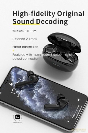 Słuchawki Bluetooth 5.0 T15 TWS + stacja dokująca Czarny