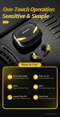 Słuchawki Bluetooth 5.0 T35 TWS + Stacja dokująca -Dla Graczy- czarne