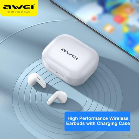 Słuchawki Bluetooth 5.0 T36 TWS + stacja dokująca Białe