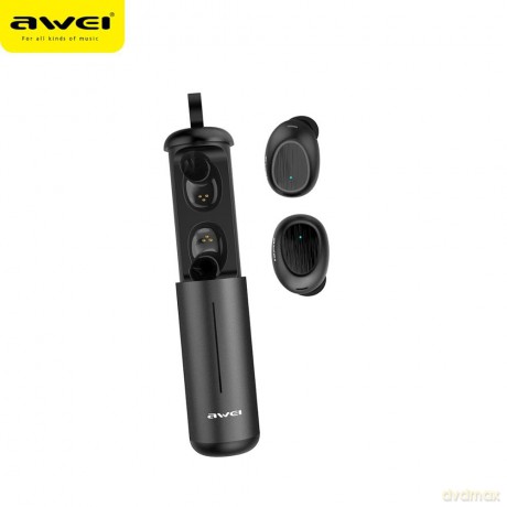 Słuchawki Bluetooth 5.0 T55 TWS + stacja dokująca Czarny