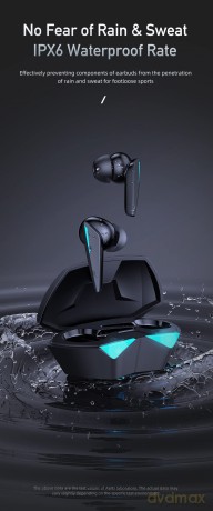 Słuchawki Bluetooth 5.0 TWS Gaming T23 Czarne