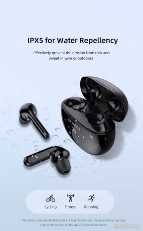 Słuchawki Bluetooth 5.0 TWS T15P Czarne