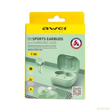 Słuchawki Bluetooth 5.1 T36 TWS Zielone