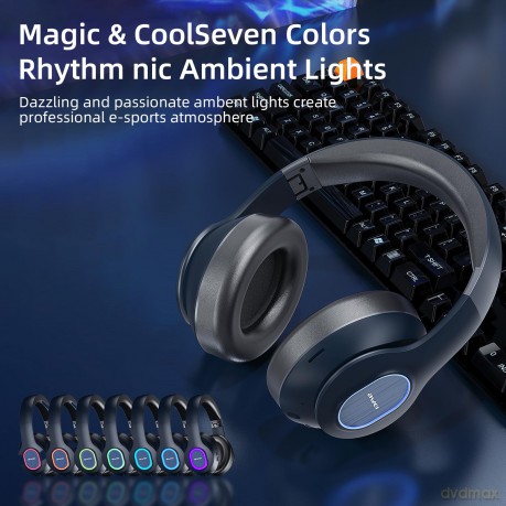 Słuchawki Bluetooth A100BL Nauszne Black