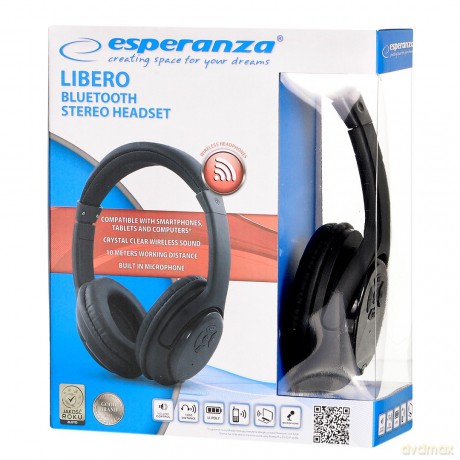 Słuchawki Bluetooth Libero Czarne