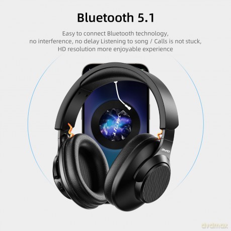 Słuchawki Bluetooth nauszne A997BL