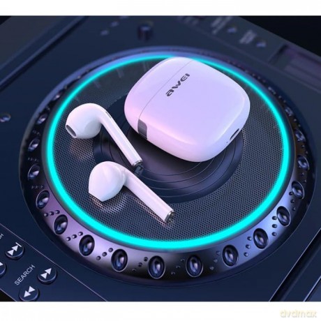 Słuchawki Bluetooth T28 TWS+stacja dokująca Białe