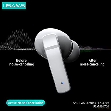 Słuchawki Bluetooth TWS 5.0 ANC LY Series białe BHULY06