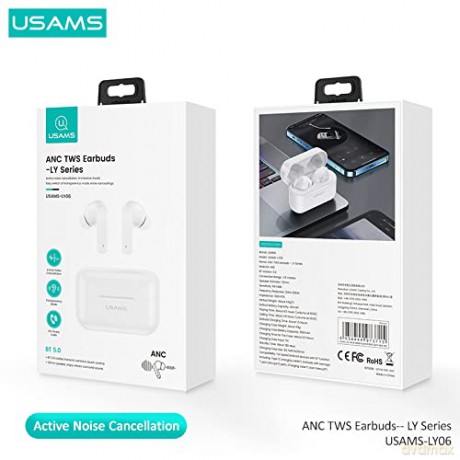 Słuchawki Bluetooth TWS 5.0 ANC LY Series białe BHULY06