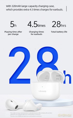 Słuchawki Bluetooth TWS 5.2 NX10 Series Dual microfon czarne