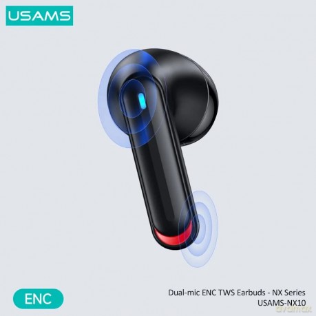 Słuchawki Bluetooth TWS 5.2 NX10 Series Dual Microfon różowe