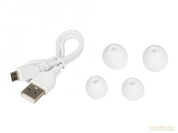 Słuchawki BTE100 Earbuds Bluetooth Białe