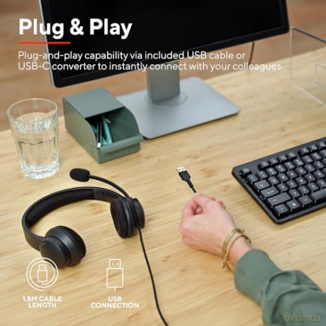 Słuchawki do PC Ayda USB-ENC