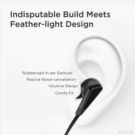 Słuchawki douszne bluetooth HE01 czarne