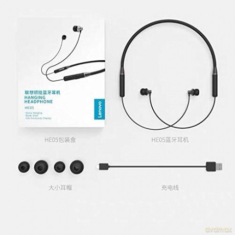 Słuchawki douszne Bluetooth HE05 czarne