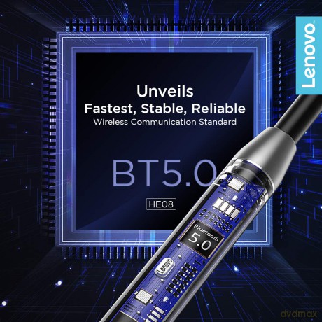 Słuchawki douszne Bluetooth HE08 czarne