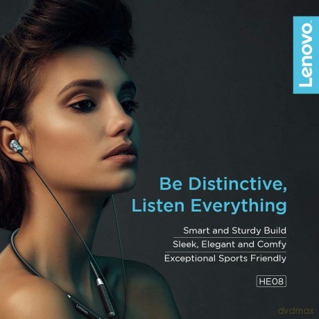 Słuchawki douszne Bluetooth HE08 czarne
