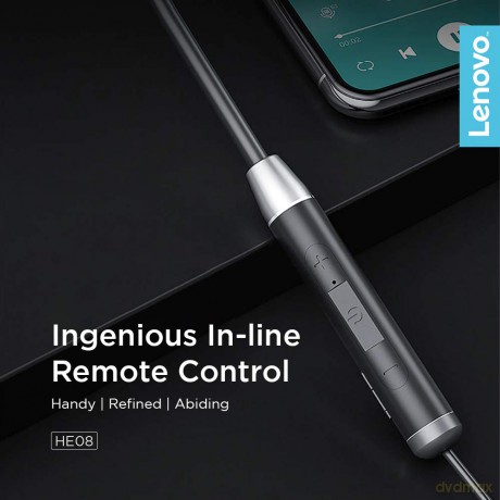 Słuchawki douszne Bluetooth HE08 czarne