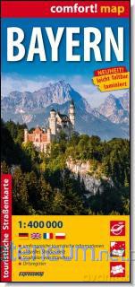 Comfort! map Bayern 1:400 000 [KSIĄŻKA]