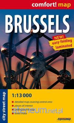 Comfort! map Brussels 1:11 000 [KSIĄŻKA]