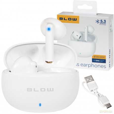 Słuchawki Earbuds ENC Białe