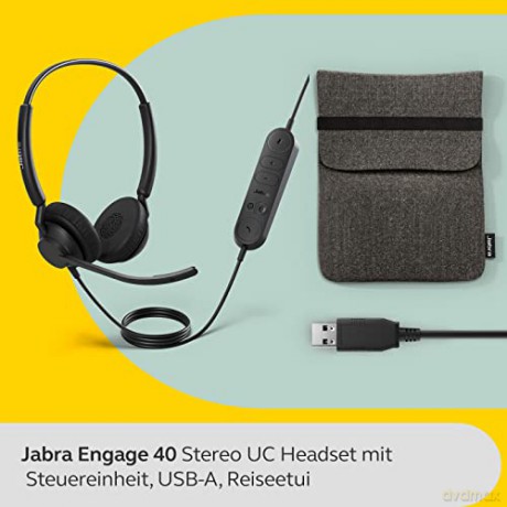Słuchawki Engage 40 (Inline Link) USB-A UC Stereo