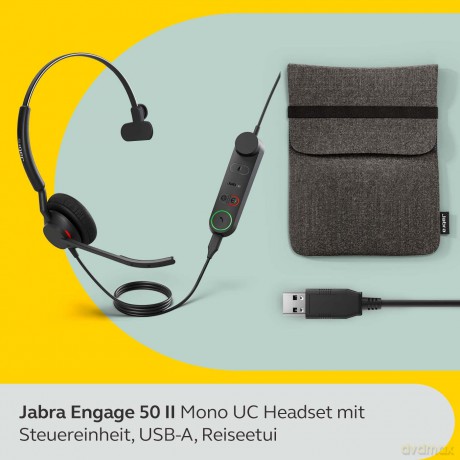 Słuchawki Engage 50 II (Link)USB-A UC Mono