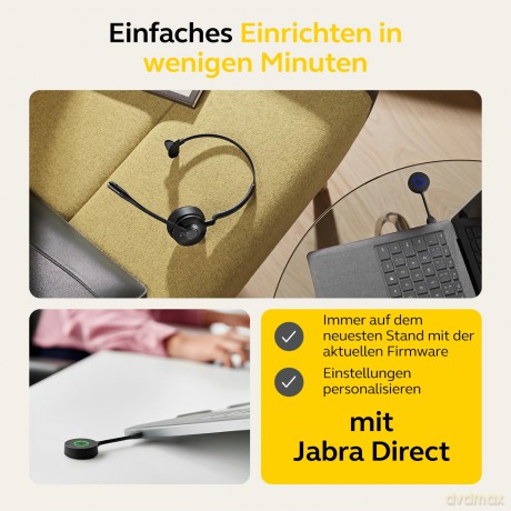 Słuchawki Engage 55, Mono USB-A, MS, EMEA/APAC