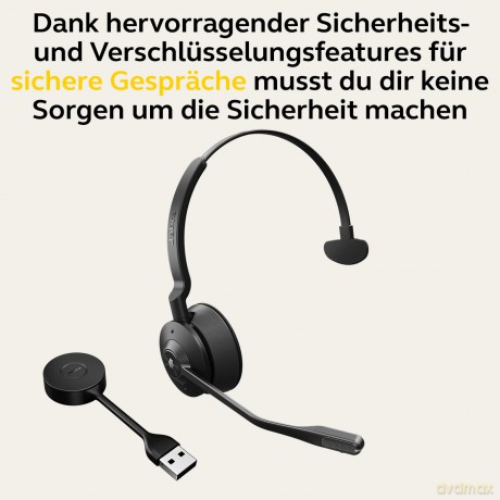 Słuchawki Engage 55, Mono USB-A, MS, EMEA/APAC
