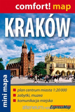 Comfort! map Kraków - plan centrum 1:20 000 [KSIĄŻKA]