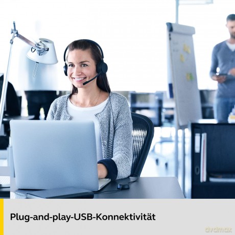 Słuchawki Evolve 20 Mono MS Skórzana poduszka na uszy