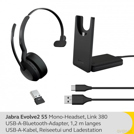Słuchawki Evolve2 55 Link380a MS Mono Stand