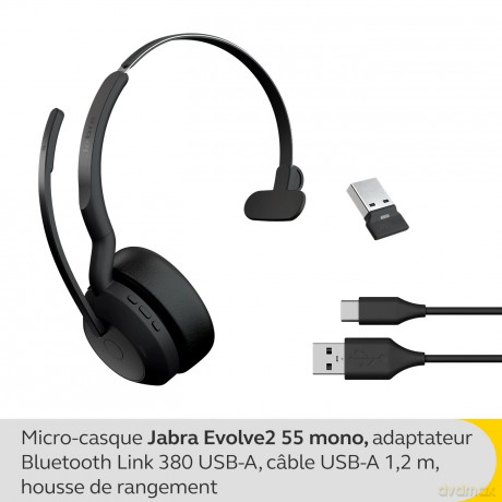 Słuchawki Evolve2 55 Link380a UC Mono