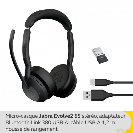 Słuchawki Evolve2 55 Link380a UC Stereo