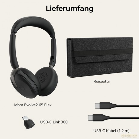 Słuchawki Evolve2 65 Flex Link380c UC Stereo