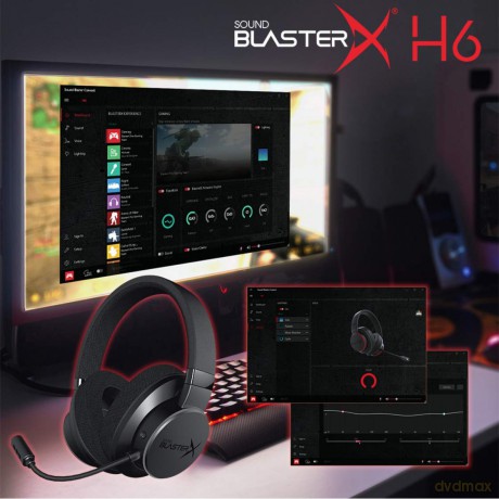 Słuchawki gaming Sound BlasterX H6