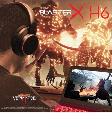 Słuchawki gaming Sound BlasterX H6