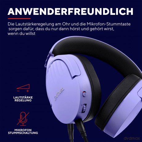 Słuchawki GXT489P FAYZO PURPLE
