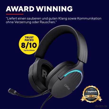 Słuchawki GXT490 FAYZO 7.1 USB czarne