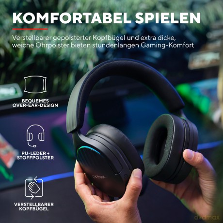Słuchawki GXT490 FAYZO 7.1 USB czarne
