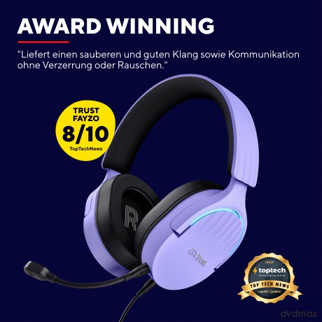Słuchawki GXT490P FAYZO 7.1 USB fioletowe