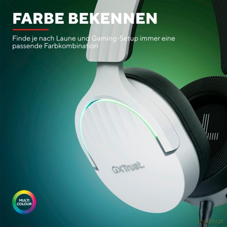 Słuchawki GXT490W FAYZO 7.1 USB białe
