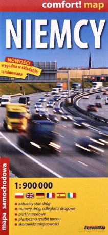 Comfort! map Niemcy 1:900 000 [KSIĄŻKA]