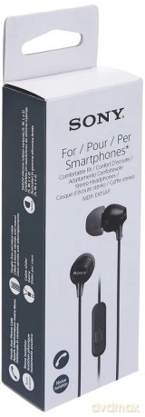 Słuchawki handsfree, mikrofon MDR-EX15AP black