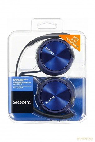 Słuchawki handsfree, mikrofon MDR-ZX310AP Blue