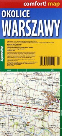 Comfort! map Okolice Warszawy 1:75 000 [KSIĄŻKA]