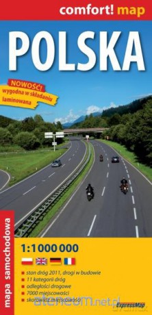 Comfort! map Polska 1:1 000 000 [KSIĄŻKA]