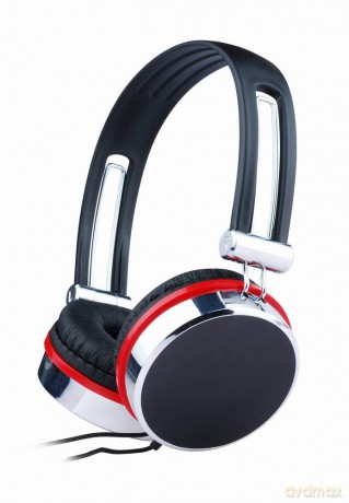 Słuchawki MHP-903 Black/Silver/Red 150cm