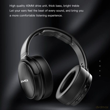 Słuchawki nauszne Bluetooth A780BL czarne