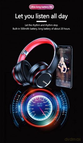 Słuchawki nauszne bluetooth HD200 Czarne